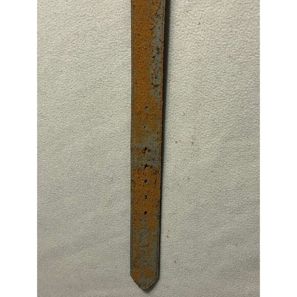 LEUI'S Leather Belt Mens Brown Distressed Buckle Vintage Casual - Picture 2 of 7